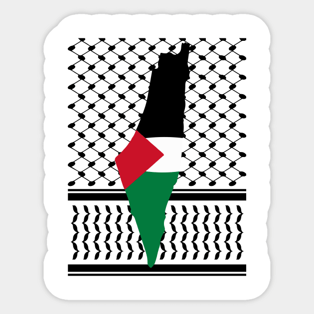 palestine  free Sticker by Medotshirt